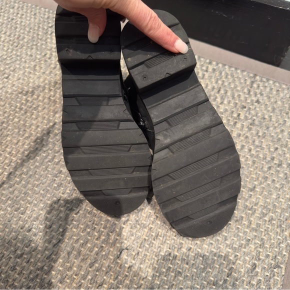 Jelly Shoes Kids Size 4 M Black Block Heel - Picture 7 of 7